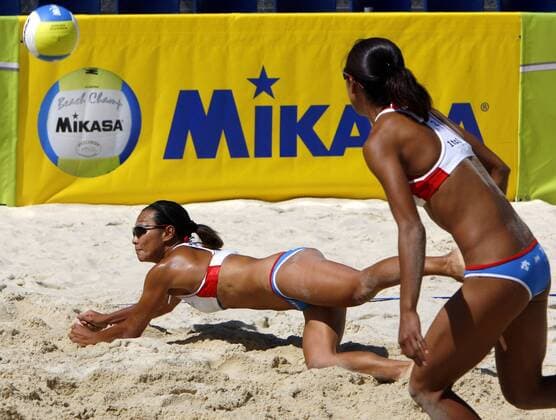 Beach Volleyball, World Championships in Gstaad, Day 1