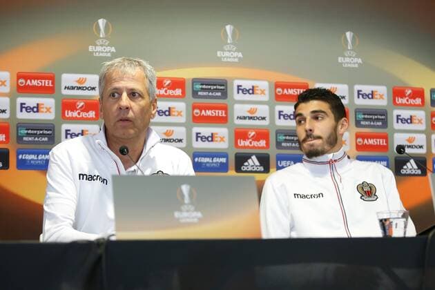 Football, EL, OGC Nice Press Conference