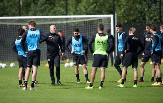 Football, EL, AZ Alkmaar Training