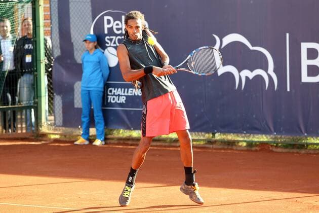 Tennis, Dustin Brown at a Challenger tournament in Szczecin