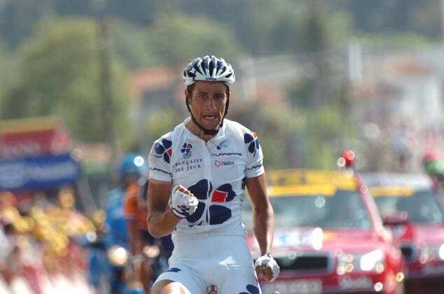 Cycling, Tour de France, Sandy Casar wins the 18th stage