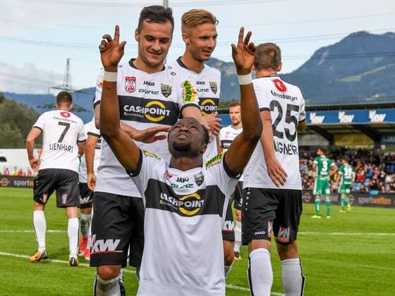 Football, SCR Altach, reports of racist insults against Bernard Tekpetey