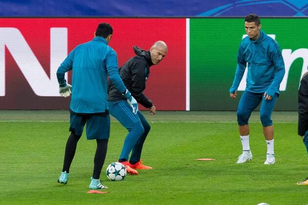Football, CL, Real Madrid Training