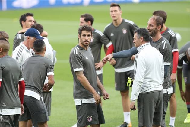 Football, CL, Bayern Munich Training