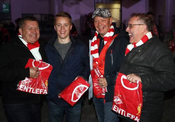 Football, CL, Spartak Moscow - Liverpool FC before kick-off