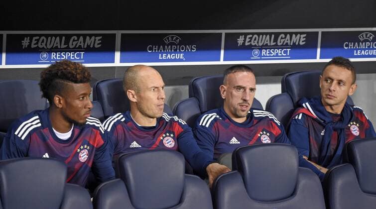 Football, CL, Paris St. Germain - Bayern Munich, Prominent substitutes at Bayern