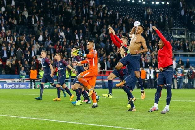 Football, CL, Paris St. Germain - Bayern Munich, Final cheer Paris