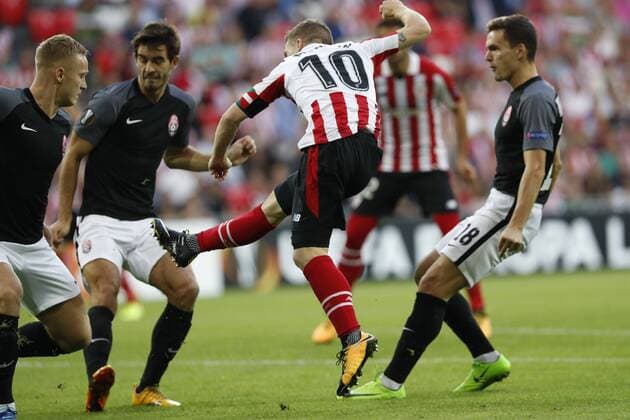 Football, EL, Athletic Bilbao - Sorja Luhansk