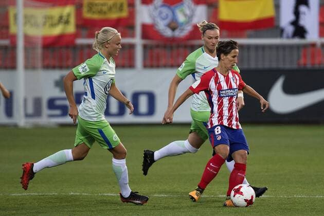 Football, Women, CL, Atletico Madrid - VfL Wolfsburg