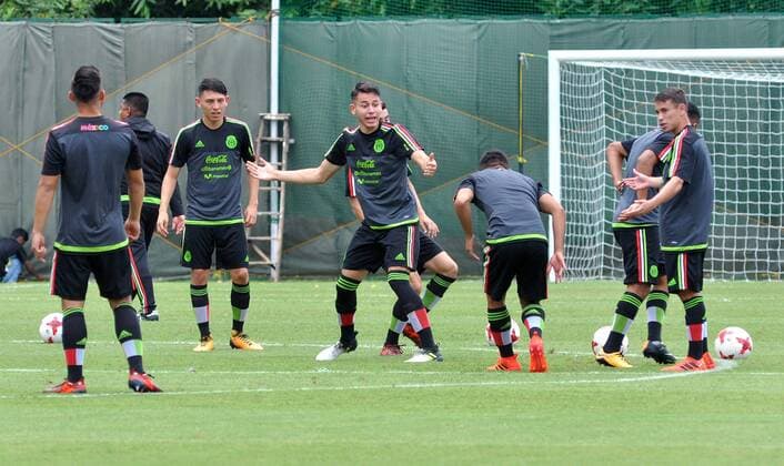 Football, World Cup Quali, Mexico Training
