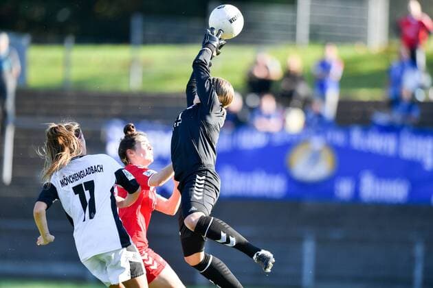 Football, Women, 2. BL, USV Jena II - Borussia Mönchengladbach