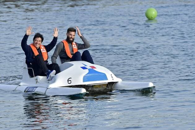 Tennis, Davis Cup Finalists Belgium and France at the Pedalo Cup in Antwerp