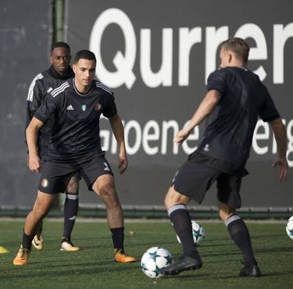Football, CL, Feyenoord Rotterdam Training