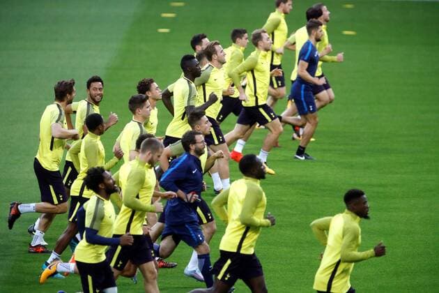 Football, CL, Tottenham Hotspur Training