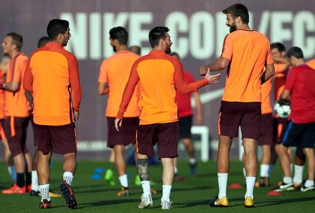 Football, CL, FC Barcelona Training
