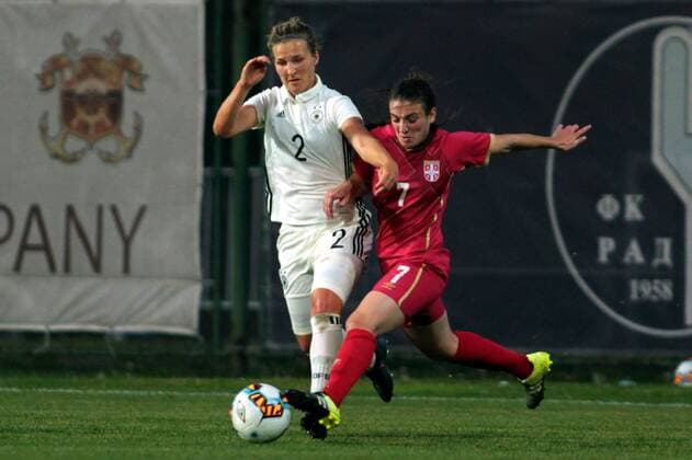 Football, Women, U19, Serbia - Germany