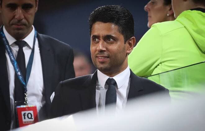Football, CL, RSC Anderlecht - Paris St. Germain, Nasser Al-Khelaifi