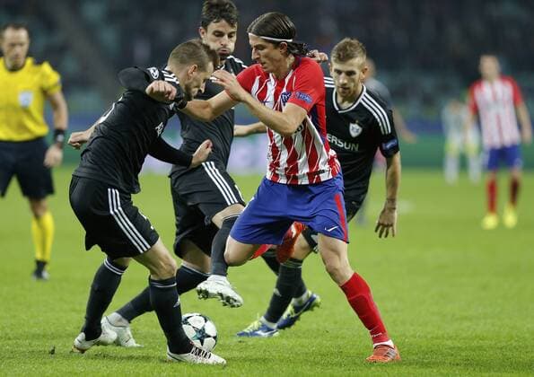 Football, CL, FK Qarabag Agdam - Atletico Madrid
