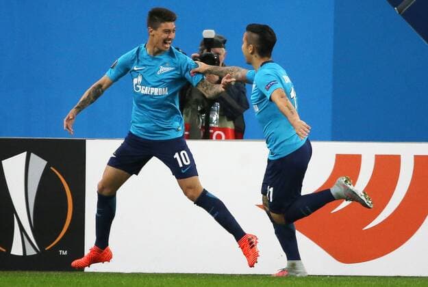 Football, EL, Zenit St. Petersburg - Rosenborg Trondheim