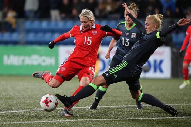 Football, Women, World Cup Qualifier, Russia - Wales