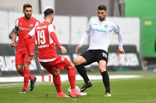 Football, 2. BL, SpVgg Greuther Fürth - SV Sandhausen