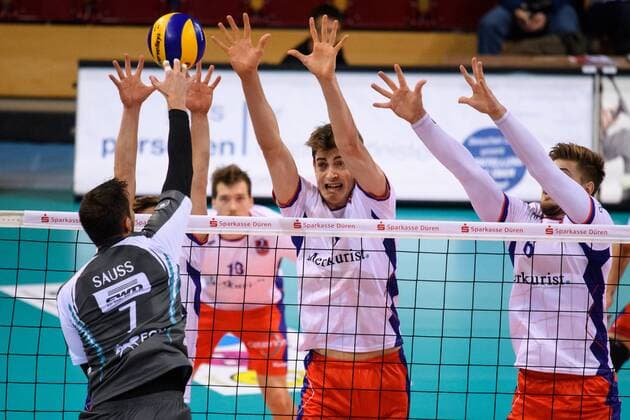 Volleyball, 1. BL, SWD powervolleys Düren - United Volleys RheinMain
