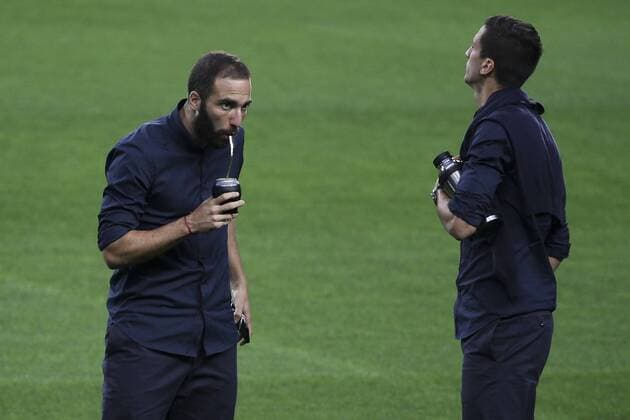 Football, CL, Juventus Turin pitch visit