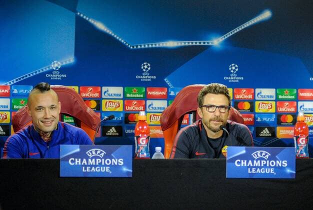 Football, CL, AS Rome Press Conference