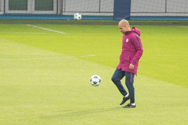 Football, CL, Manchester City Training