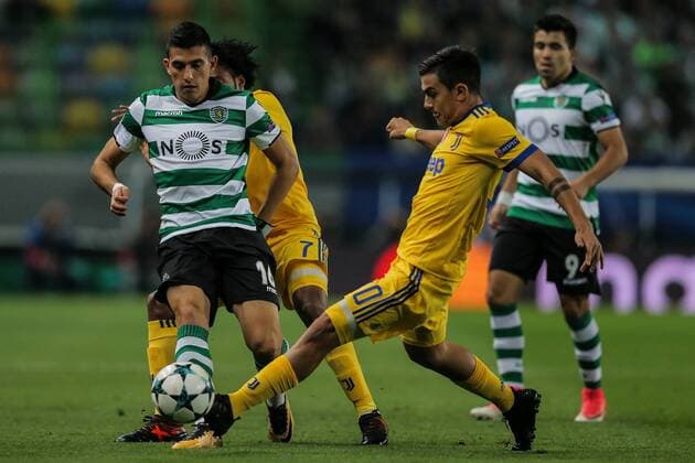Football, CL, Sporting Lisbon - Juventus Turin