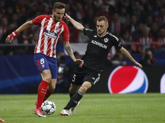 Football, CL, Atletico Madrid - Qarabag Agdam