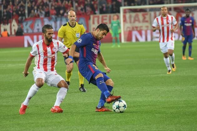 Football, CL, Olympiakos Piraeus - FC Barcelona