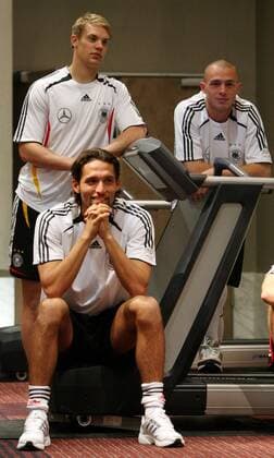 Football, fitness test of the German national team in Cologne