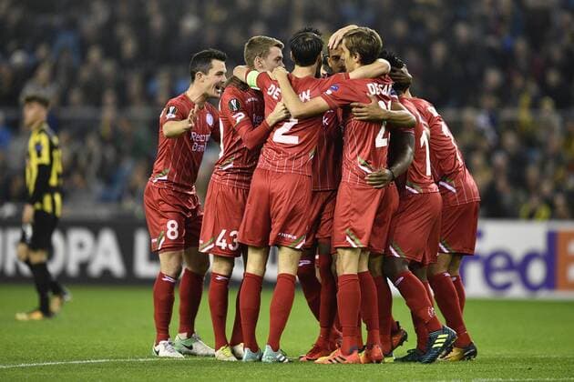 Football, EL, Vitesse Arnhem - SV Zulte Waregem