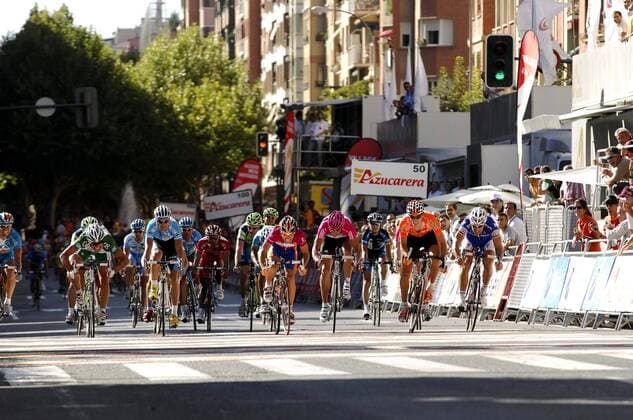 Cycling, Vuelta, 6th stage, Oscar Freire triumphs