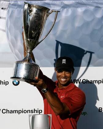 Golf, PGA Tour, Tiger Woods wins the BMW Championship at Lemont