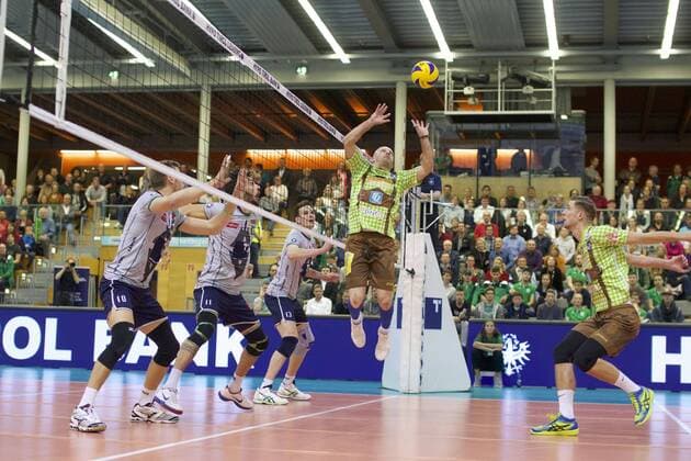 Volleyball, DVV Cup, Hypo Tirol Alpenvolleys Unterhaching - TSV Herrsching