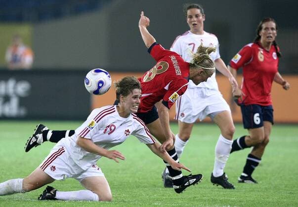 Football, Women's World Cup, Norway - Canada 2:1