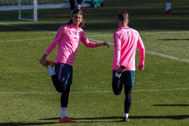 Football, CL, Atletico Madrid Training