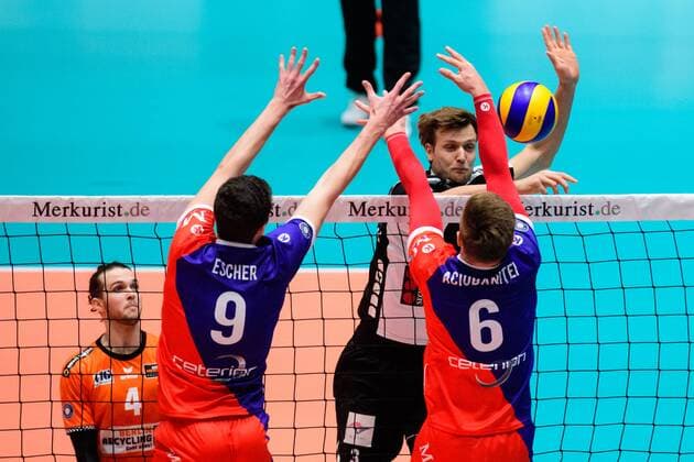 Volleyball, United Volleys Rhein-Main - Berlin Recycling Volleys