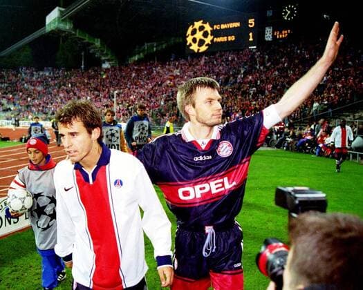 Football, CL, preview, Paris St. Germain - FC Bayern Munich - Duels of the past