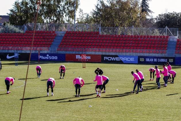 Football, CL, Atletico Madrid Training