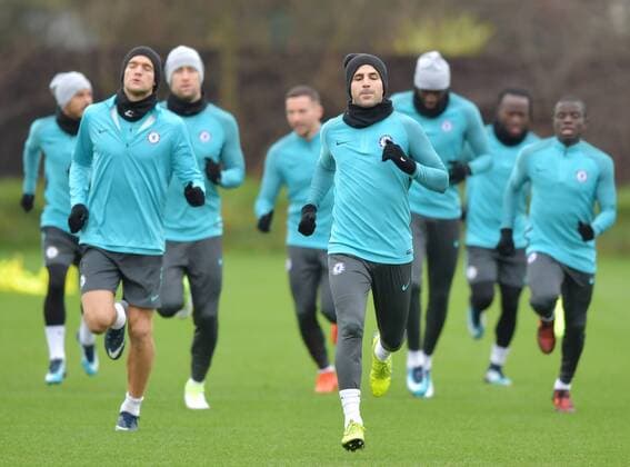 Football, CL, Chelsea FC Training