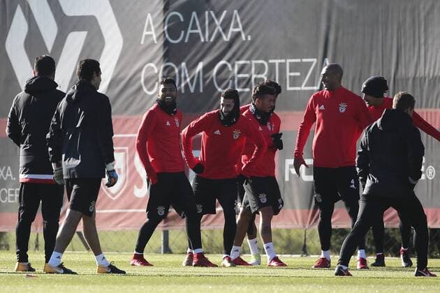 Football, CL, Benfica Lisbon Training