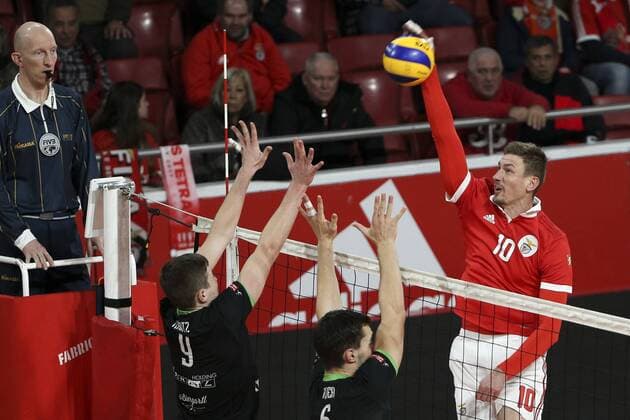 Volleyball, Challenge Cup, Benfica Lisbon - UVC Holding Graz