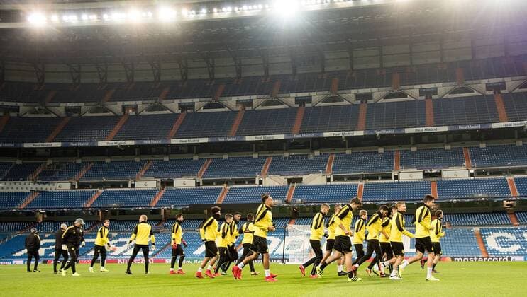 Football, CL, Training Borussia Dortmund