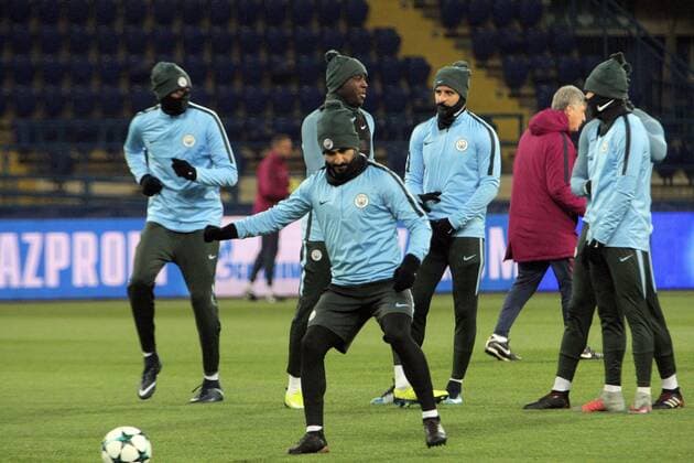 Football, CL, Manchester City, Training