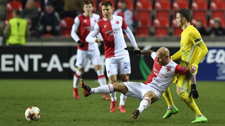 Football, EL, Slavia Prague - FC Astana