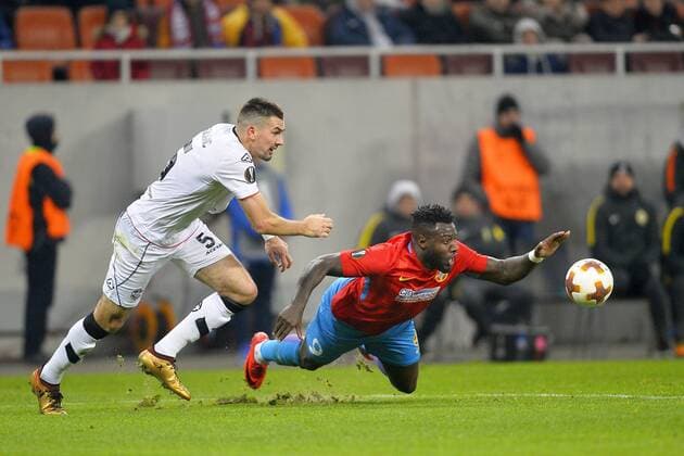 Football, EL, FCSB Bucharest - FC Lugano