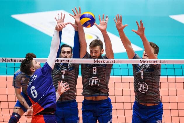 Volleyball, DVV Cup, United Volleys RheinMain - VfB Friedrichshafen